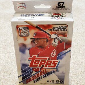 2021 Topps Series 1 Baseball MLB - Hanger Box 67 Cards Factory Sealed BRAND NEW